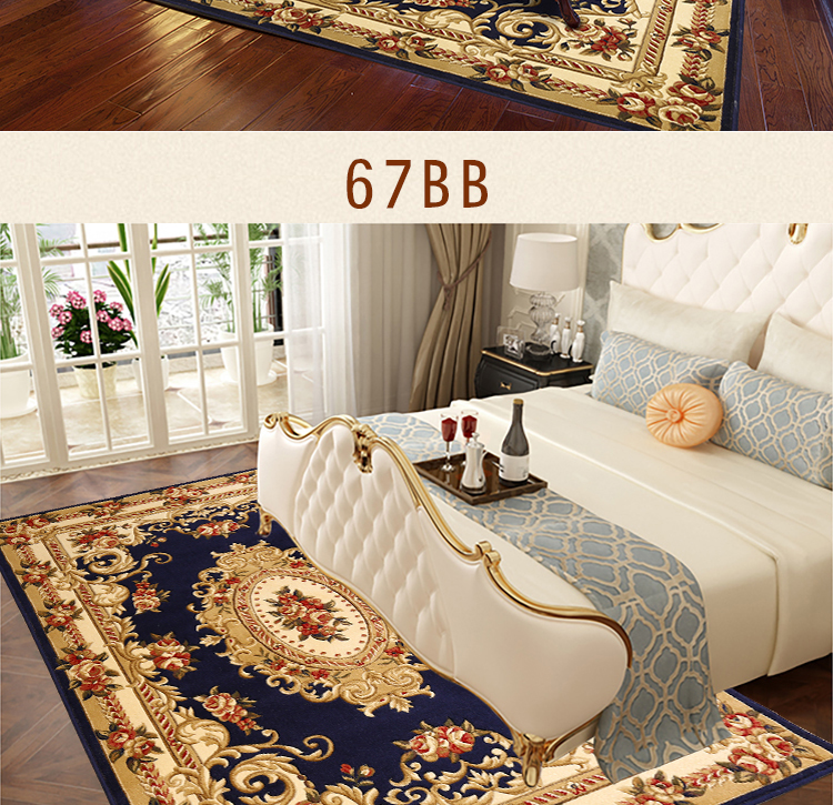 Thảm lớn phòng khách thảm phong cách châu Âu bàn cà phê mat giường sofa phòng ngủ đầy đủ cửa mat hình chữ nhật hộ gia đình thảm sàn - Thảm thảm nhà