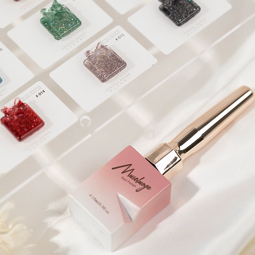 暮色罗格 Демисезонные бриллиантовые блестки для ногтей для маникюра, лак для ногтей, комплект, 16 цветов