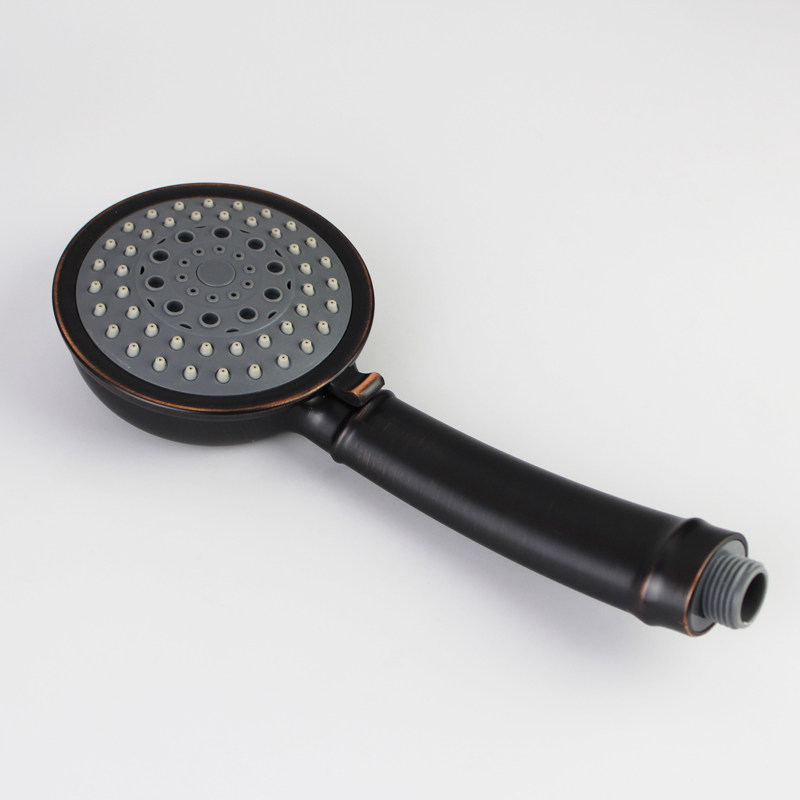 Bathroom Shower Head Handheld Shower Head Brown Bronze Shower Head Five-speed Pressurized Shower Head