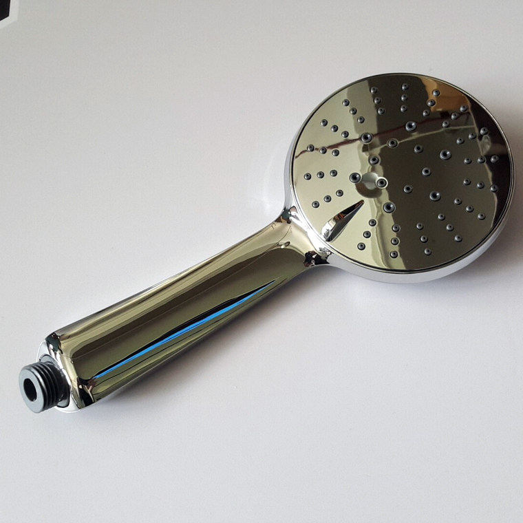 Factory direct sales three-function light and thin supercharged hand shower bathroom shower shower simple household shower head