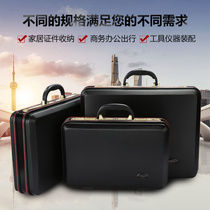 ABS aluminum frame portable briefcase password box Business office style box Tool and instrument box Boarding travel computer box