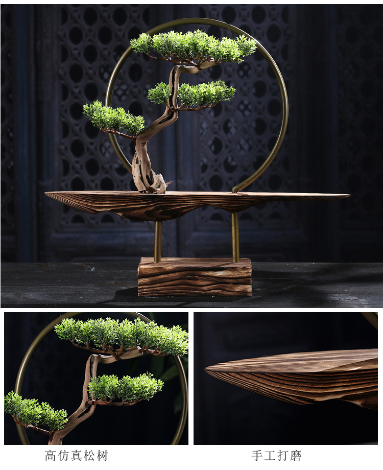 Zen đồ trang trí Trung Quốc nghệ thuật trang trí và hàng thủ công lại hương burner gốm phòng khách văn phòng sáng tạo trang trí mềm mại porch đồ trang trí