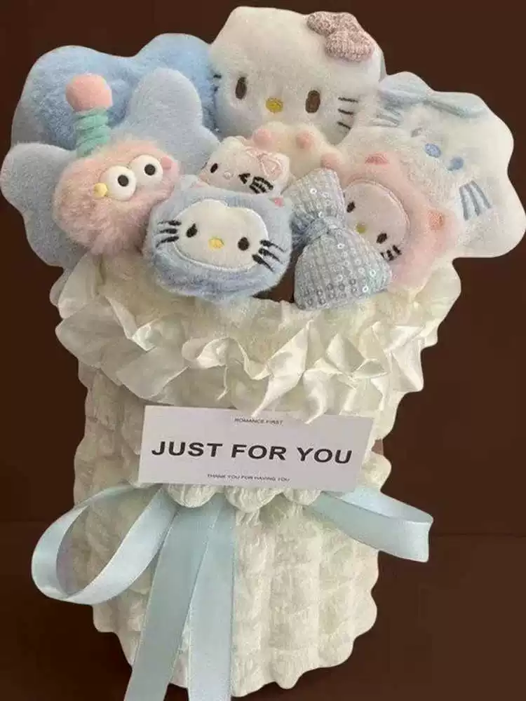 Подарки на день рождения для девушек, мультяшные букеты Hello Kitty, Hello Kitty Kurome, подарки для парней и девушек