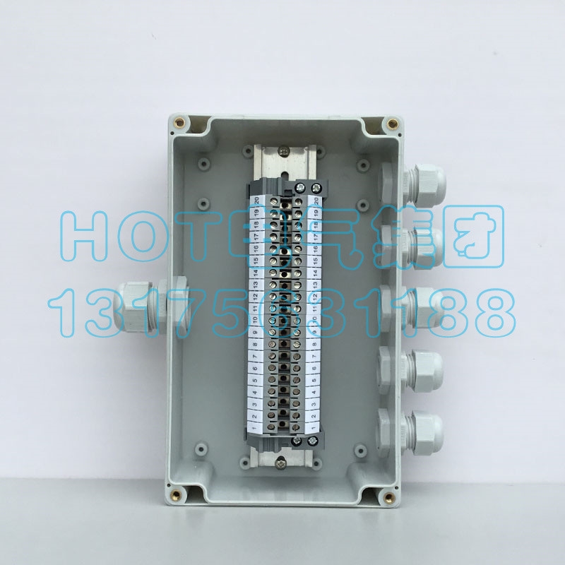 abs Waterproof Plastic Case One in Five Outdoor Terminal Box Power Direction Box Splash Box