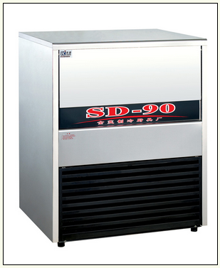 Gold Ling SD-90 Ice Maker Commercial Small 90KG Milk Tea Shop Bar Home Mini Ice Grain Machine Special Price