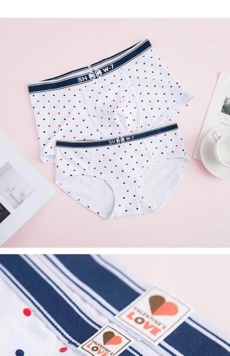 Quần short nữ đầy màu sắc châu Âu và Hoa Kỳ xu hướng quần short nam boyshort eo thấp đồ lót cặp vợ chồng trẻ đồ lót triumph