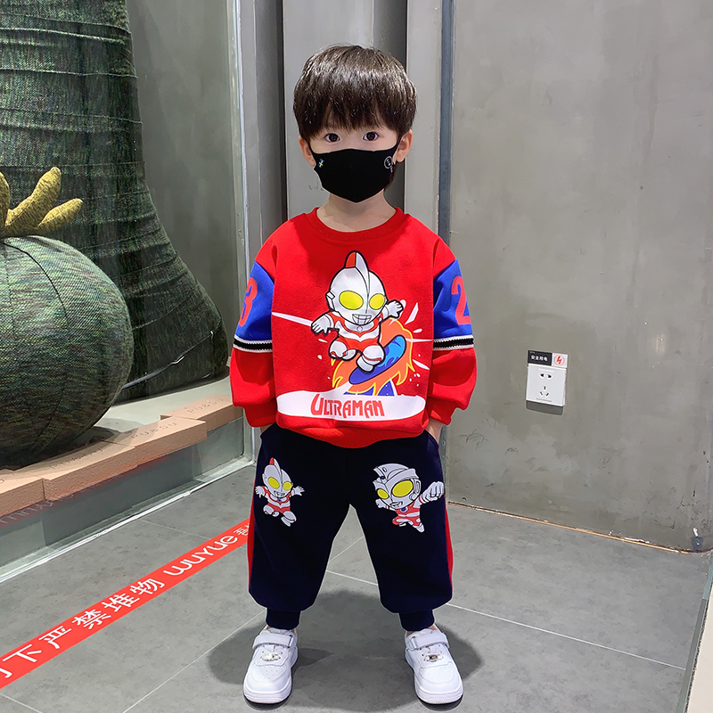 Ottman clothes boy winter clothing suit 2023 new children's clothes autumn winter men's palate gush boys winter-Taobao