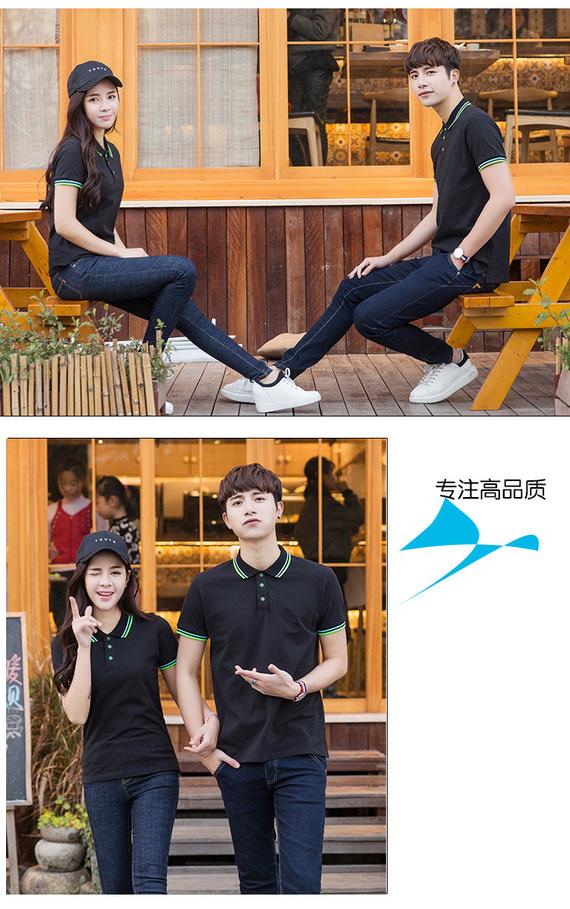 Quảng cáo văn hóa áo polo tùy chỉnh mùa hè nam nữ cotton ve áo ngắn tay in quần áo công sở quần yếm áo phông tùy chỉnh áo thun nam có cổ lacoste