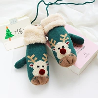 Зеленый рождественский олень 4-8 лет, утолщенная шея-хомутик