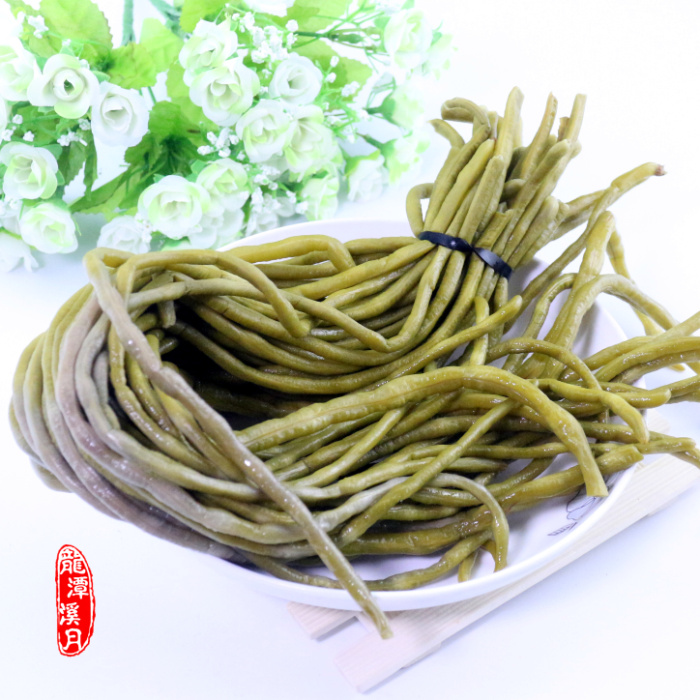 Henan Gushi Huangchuanxi County Mall Guangshan Xinyang Specialty Xinyang Local Products Store sells hand-pickled cowpeas