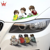 Car sticker scratch decoration obscures creative sticker motorcycle animation scratch imported cartoon body pattern