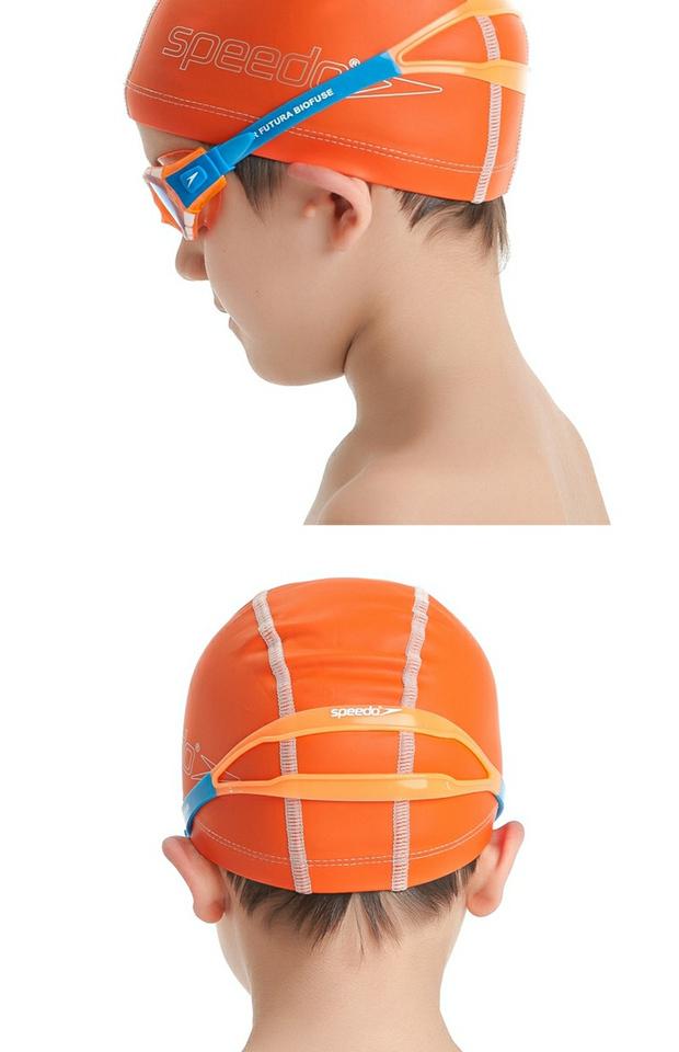Mũ bơi cho trẻ em Speedo Mũ bơi cho trẻ em Speedo Mũ bơi thoải mái Mũ bơi silicone 114615 mũ bơi cho nữ tóc dài