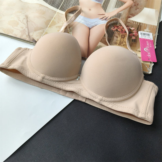
Lady Dai's thin cup A small breast gathering bra with steel ring underwear glossy double-breasted adjustment girl style