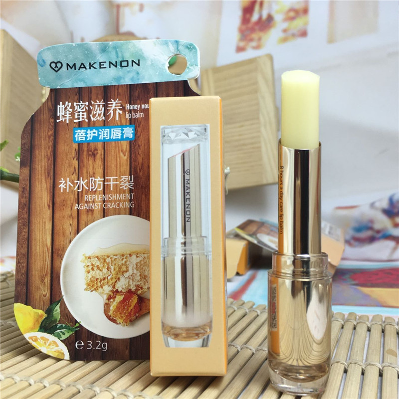 Mẻ mật ong Montparnian McMug nuôi dưỡng dưỡng môi Môi chống khô bột chống nứt không màu 2300 - Son môi son bbia màu 02
