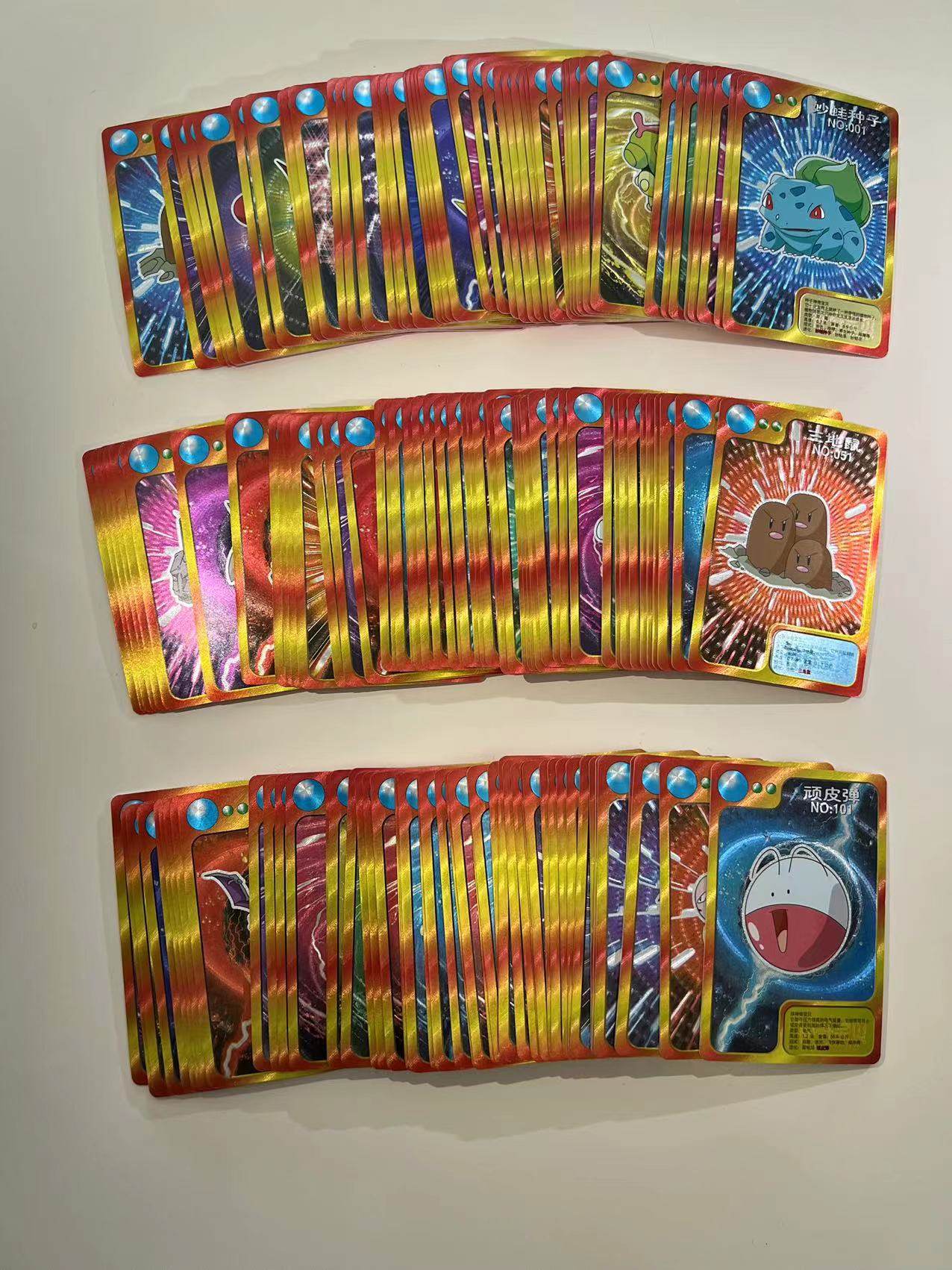 大大神奇宝贝闪卡全套153张，宝可梦爱好者必入吗？-收藏卡牌/卡片-淘宝好物网, image size:1276x1702