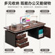 Office Desk and Chair Set, Simple Modern Office Executive Desk, Staff Workstation, Staff Desk, Bedroom Home Computer Desk