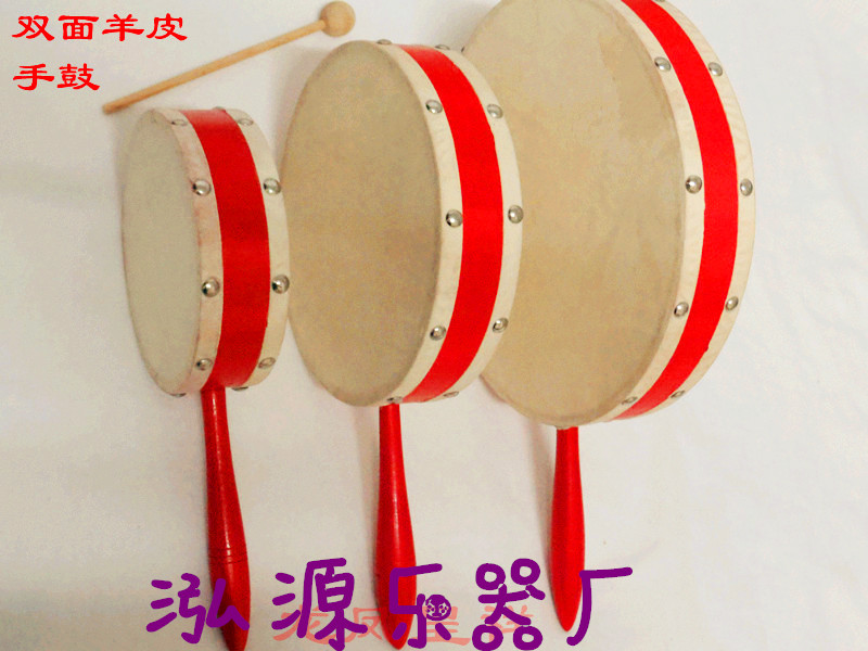 Nhạc cụ gõ trẻ em mới Nhạc cụ Orff giáo dục mầm non âm nhạc đồ chơi tay trống trống đánh trống đồ chơi nhạc cụ cho bé