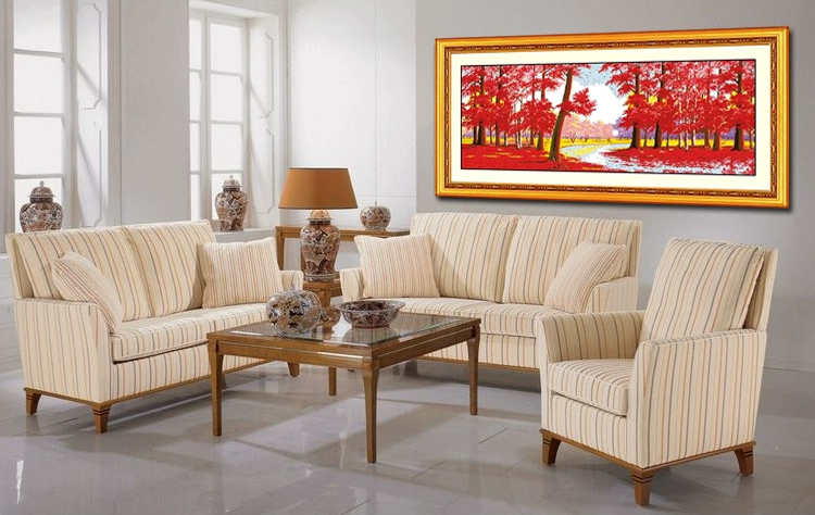 Maple Leaf chéo khâu quan trọng mới may mắn cảnh phòng khách với thêu bông không khí trong lành và sạch sẽ panorama 2019 - Công cụ & phụ kiện Cross-stitch kéo cắt chỉ may
