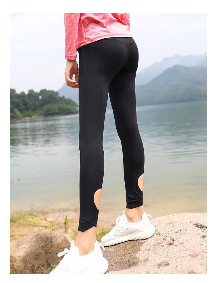 Quần tập thể dục hông chuyên nghiệp quần nữ mỏng co giãn cao eo quần yoga nữ hông chạy thể dục quần miếng lót tập gym