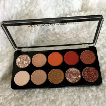 Deco Eye Shadow Pan Pumpkin Dirty Orange Wine Red Large Red Champagne Earth Color Pearl Light Makeup Brush Student Bride