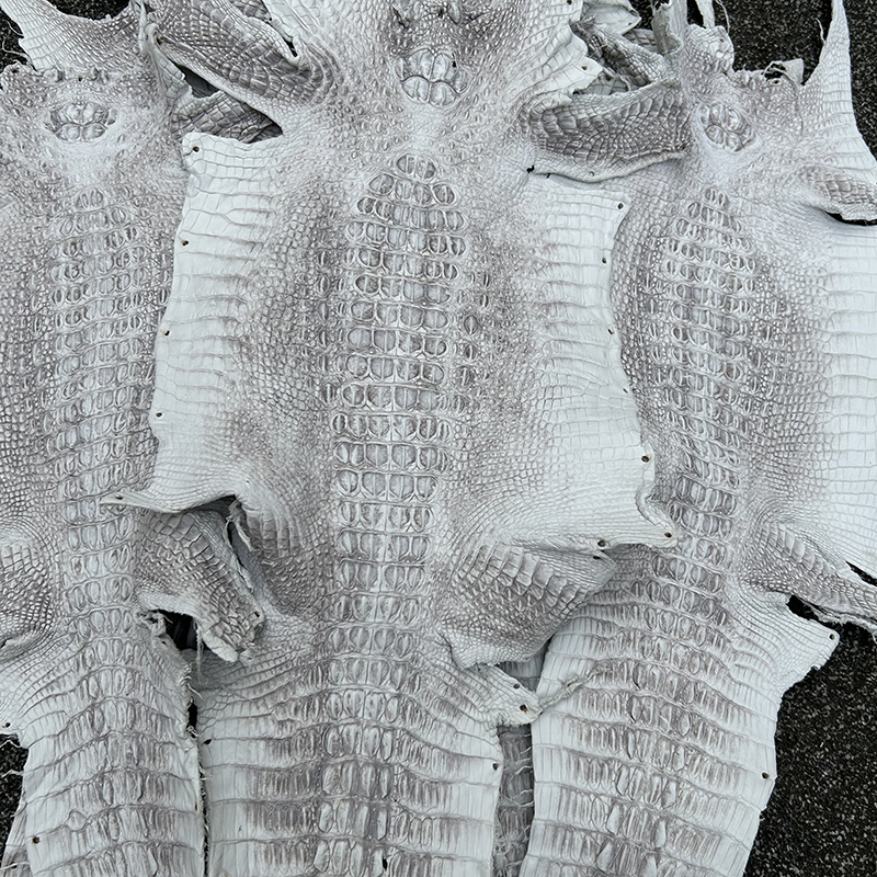 Himalayan White Bone Leather, Gray-White Special Fish Skin Genuine Leather Material Himalayan White Bone Leather, Gray-White Special Fish Skin Genuine Leather Material