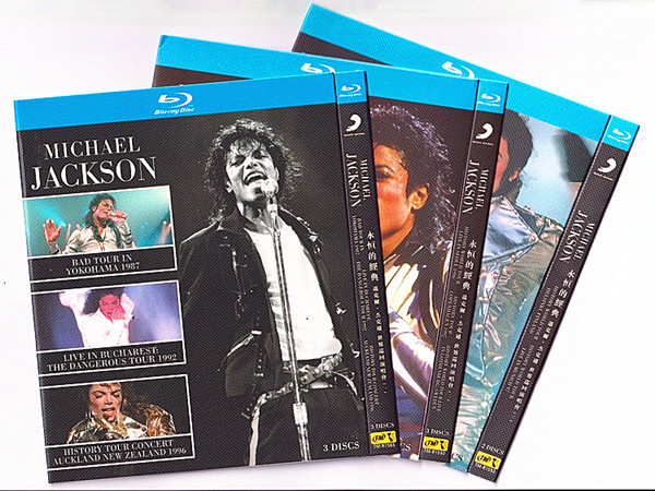 Bd Blu-Ray Michael Jackson Classic Concerts 8-Show Collector's Edition 1080P Disc High-Definition 8-Disc Set Bd Blu-Ray Michael Jackson Classic Concerts 8-Show Collector's Edition 1080P Disc High-Definition 8-Disc Set