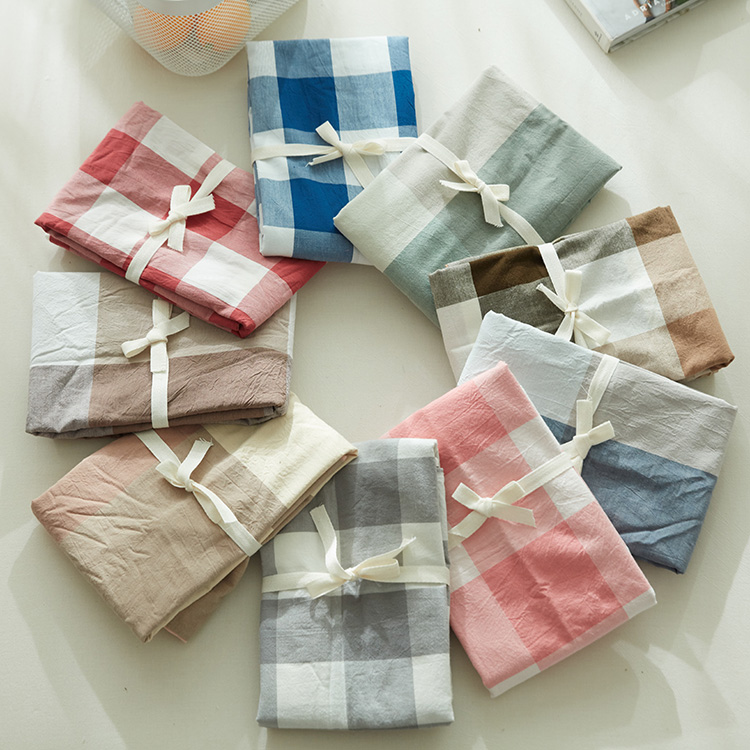 Muji cotton rửa gối gối bông cotton 48x74cm đôi nam nữ gối mùa xuân hè - Gối trường hợp goi cao su
