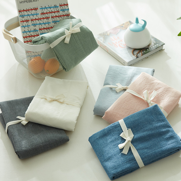 Muji cotton rửa gối gối bông cotton 48x74cm đôi nam nữ gối mùa xuân hè - Gối trường hợp goi cao su