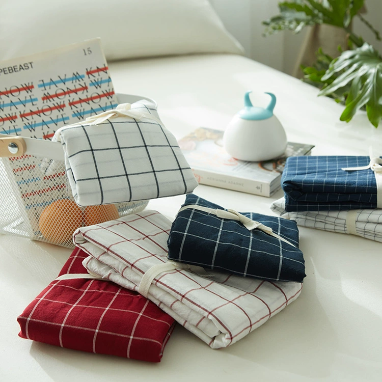 Muji cotton rửa gối gối bông cotton 48x74cm đôi nam nữ gối mùa xuân hè - Gối trường hợp