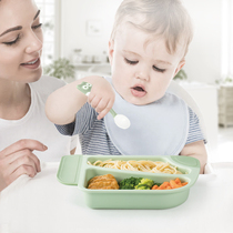 Childrens baby dinner plate Cartoon Cutlery Cutlery Home Anti-Fall Assistant Food Bowl Cute Kindergarten Sub dinner plate