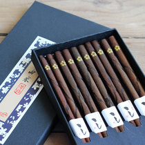 Natural Acids Branches Wood Japan Style Chopsticks Home Custard Solid Wood Chopsticks 5 Double Upscale Gift Box Suit High Temperature Resistant