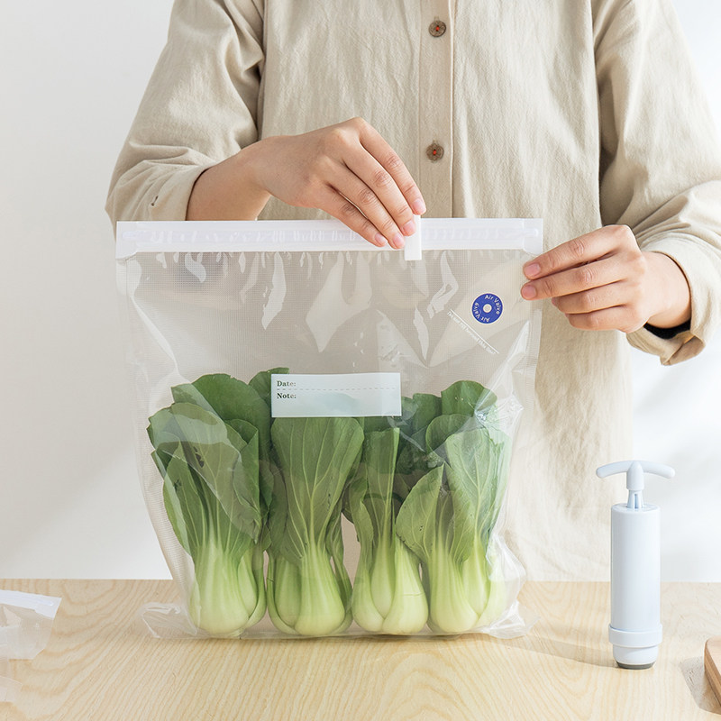 Breathing Vacuum Compression Bag Food Sealing Bag Food Fruit Fresh Bag Transparent Plastic Sealing Bag Home