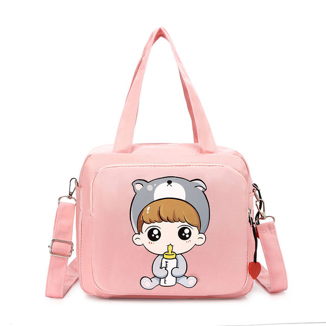 Fashion mommy bag new multi-functional baby mother going out new product Messenger portable shoulder bag light cartoon mother and baby bag