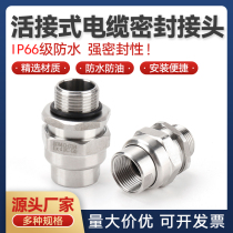 BDM-D type 304 stainless steel cable explosion-proof gland pipe joint sealing joint stuffing box