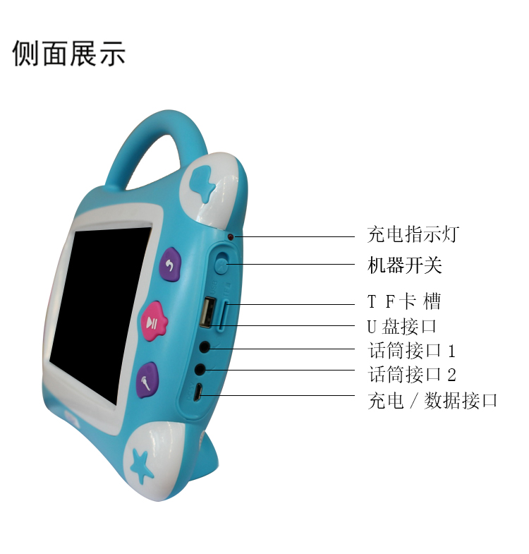 Giáo dục sớm cho trẻ em máy thông minh phiên bản wifi màn hình cảm ứng bảo vệ mắt trẻ em bài hát nhạc trẻ em xem hoạt hình TV nhỏ - Trình phát TV thông minh củ phát wifi huawei