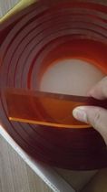 Screen printing squeegee 5X9 solvent-resistant brown color 70 degrees long 4 meters per roll