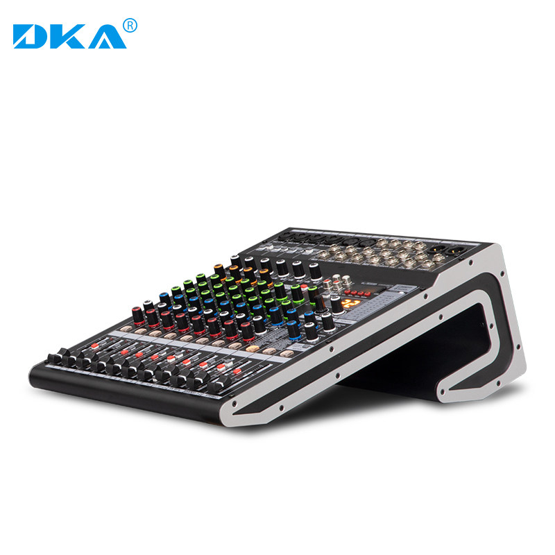 DKA professional bar band meeting Wedding stage performance 8-way Mixer with USB with Bluetooth to play 12-way
