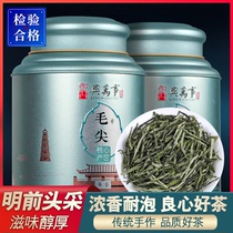 Mao Jian tea leaves Green tea canned 2021 new tea premium before the rain fragrant Xinyang Mao Jian buds gift box