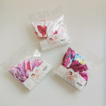 Foreign order tail goods girls unicorn princess style cartoon print waterproof shower cap individually packaged