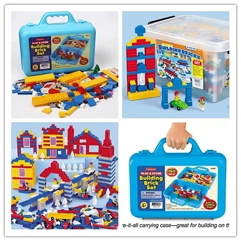 w7780 LakeShore building building blocks portable portable 140 components Strictly-Brik school suit-Taobao