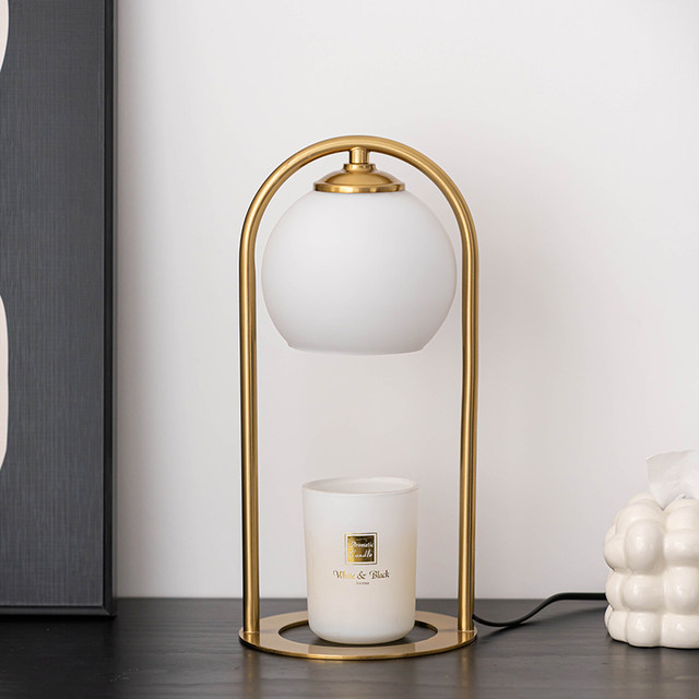 Garden Candle Original Melted Candle Lamp Simple Light Luxury Aromatherapy Candle Melted Wax Lamp Creative Night Light Bedroom Decorative Table Lamp