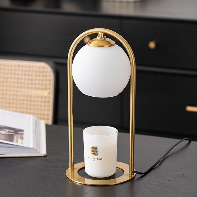 Garden Candle Original Melted Candle Lamp Simple Light Luxury Aromatherapy Candle Melted Wax Lamp Creative Night Light Bedroom Decorative Table Lamp
