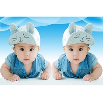 Baby portrait wall stickers wedding pregnant women bedroom twins bedside room baby poster children cute baby pictures