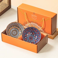 Оранжевая коробка 2 миски