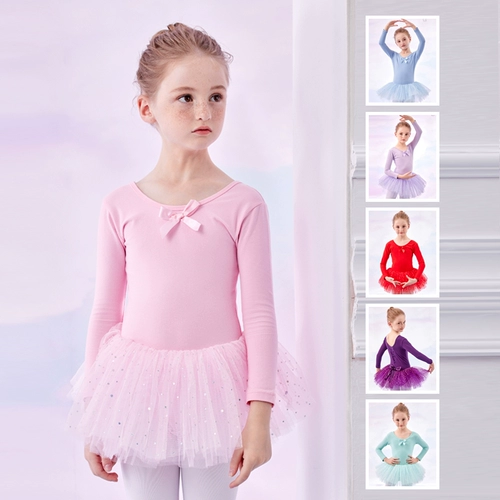 Детская демисезонная спортивная одежда, лонгслив, юбка, танцующий костюм