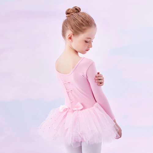 Детская демисезонная спортивная одежда, лонгслив, юбка, танцующий костюм