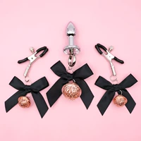 Mini Anal Plug+Milk Clip [Golden]