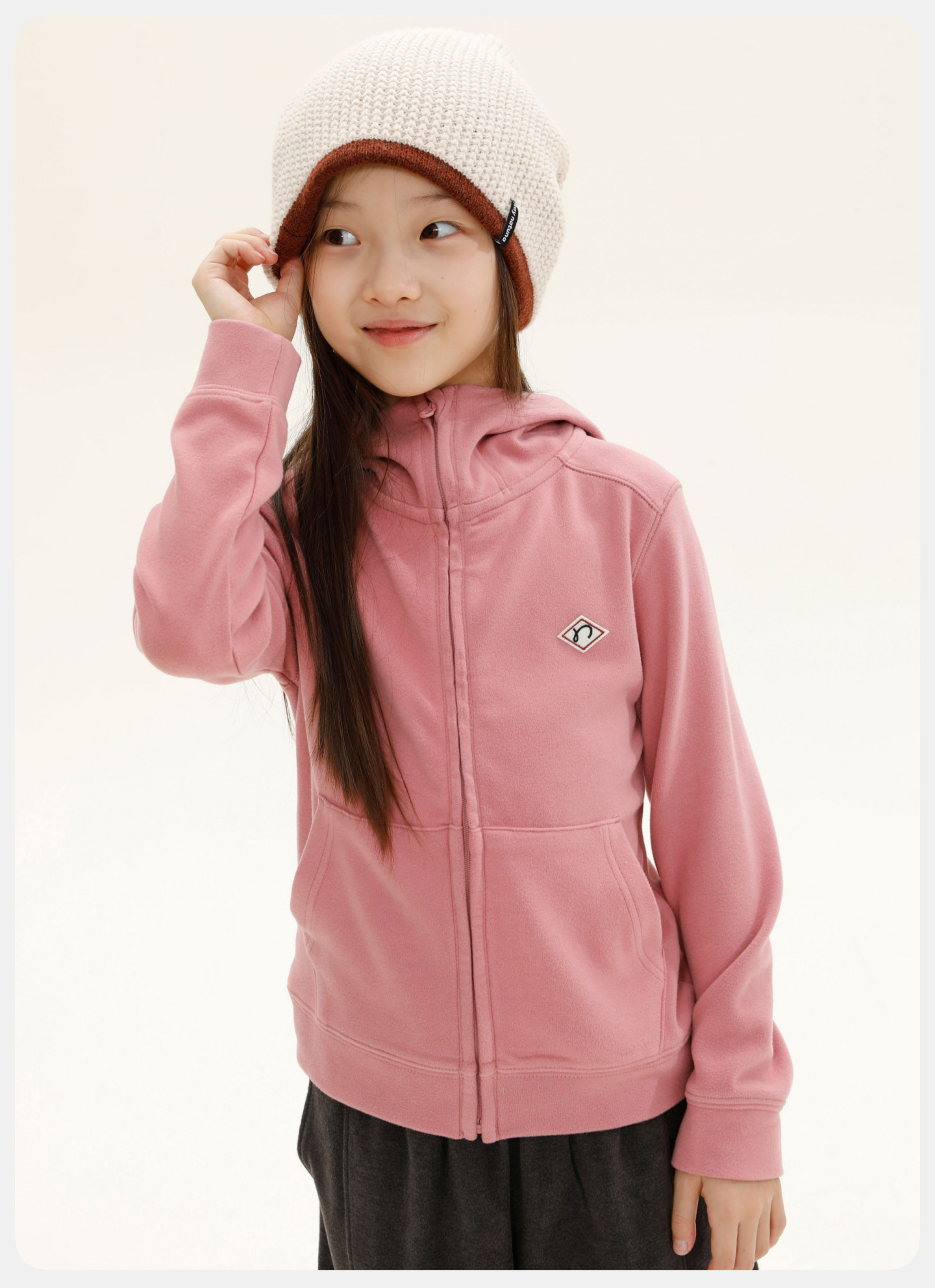Capsule Naju Children's Clothing [Easy to Fold] Children's Sweatshirt Antibacterial Static-Free Lightweight Warm Fleece Zip-Up Jacket for Boys and Girls — 53