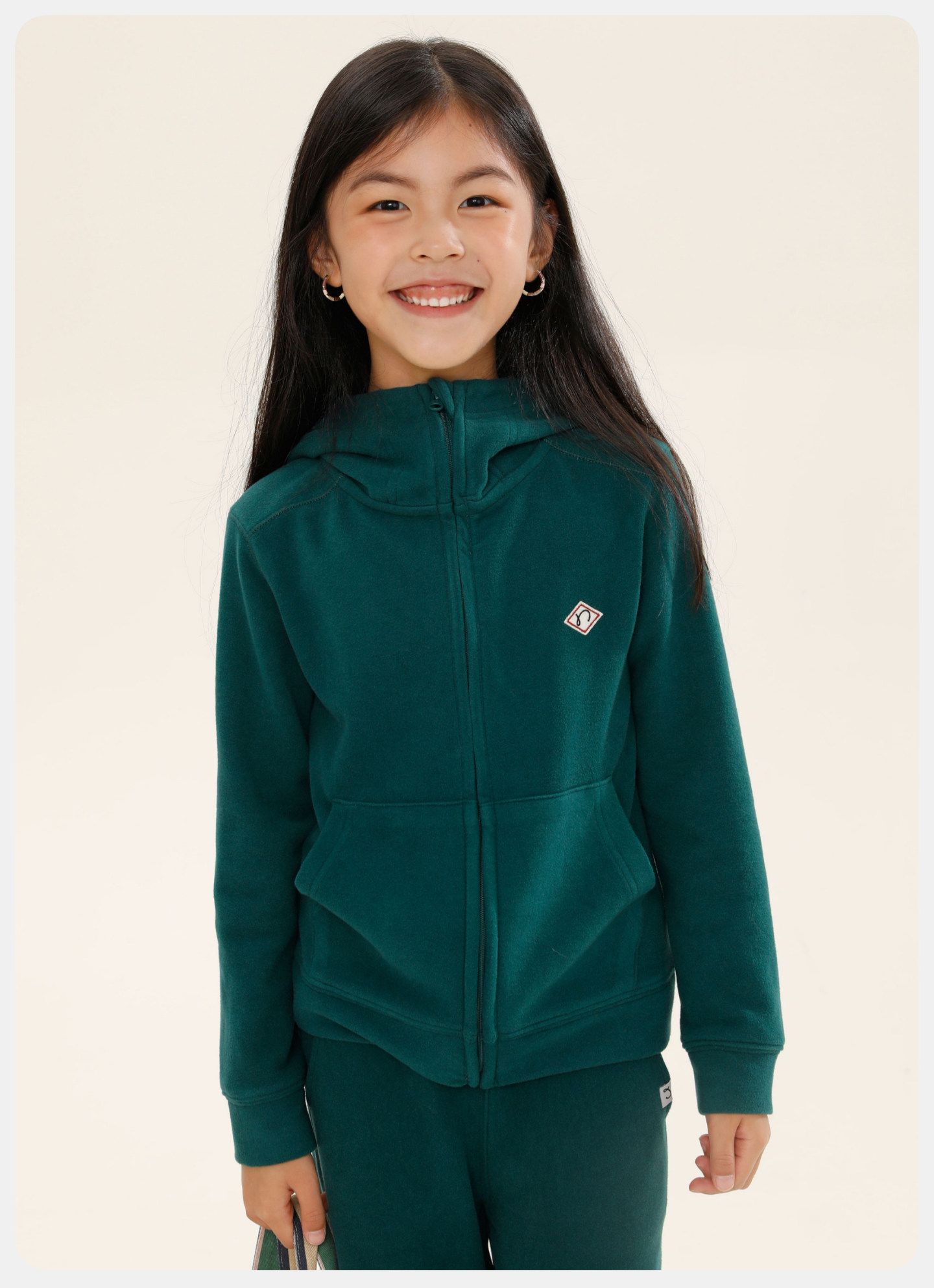 Capsule Naju Children's Clothing [Easy to Fold] Children's Sweatshirt Antibacterial Static-Free Lightweight Warm Fleece Zip-Up Jacket for Boys and Girls — 47