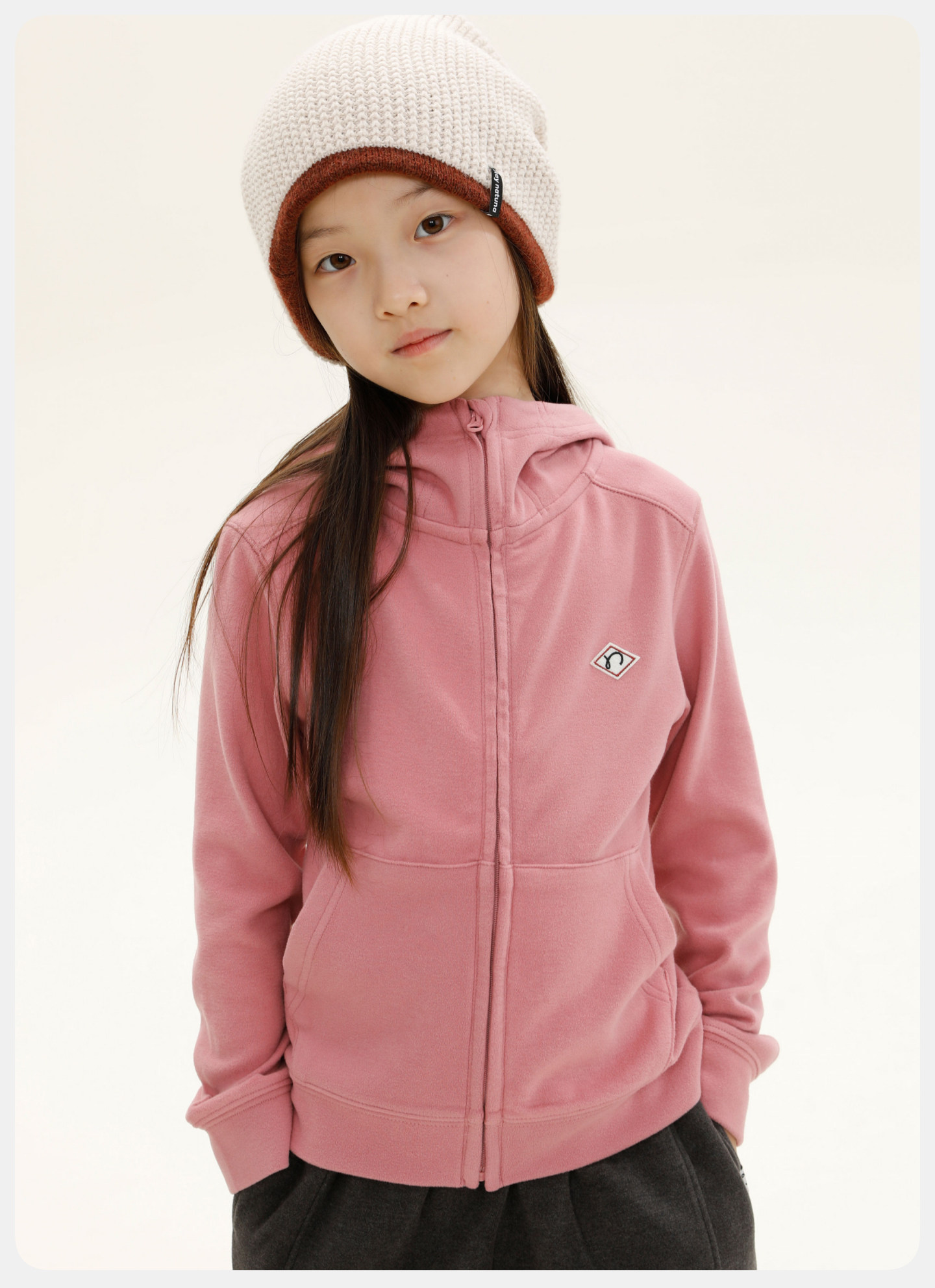 Capsule Naju Children's Clothing [Easy to Fold] Children's Sweatshirt Antibacterial Static-Free Lightweight Warm Fleece Zip-Up Jacket for Boys and Girls — 57